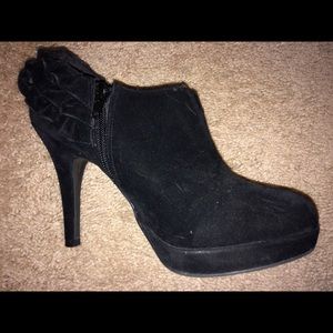 Cute ankle heeled boots